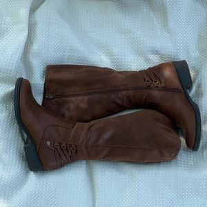 BareTraps Faux Leather Boots